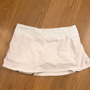 Lululemon white lined shirt size 10